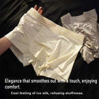 Cool feeling ice silk summer thin men's underwear large size boxer underwear men's