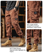 Men's Loose Straight-Leg Casual Pants - Sporty Casual Style for Autumn