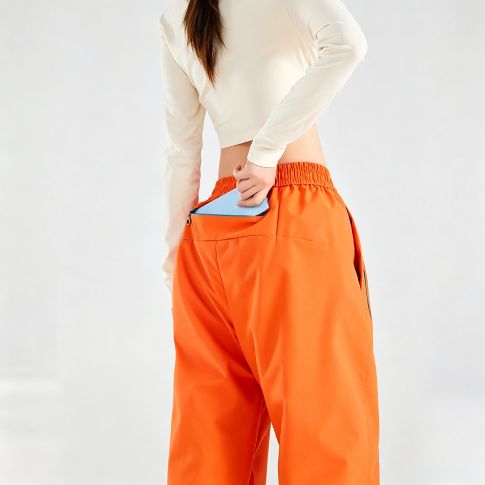 Zip‑Off 2‑in‑1 Waterproof Windproof Hiking Pants, Unisex Loose Outdoor Trekking Trousers