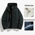 Comparable‑Style 3‑in‑1 Windproof Waterproof Jacket with Removable Fleece Liner for Outdoor Hiking