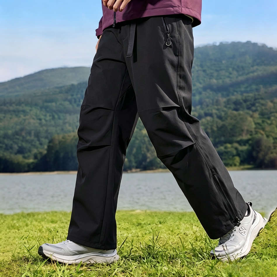 Cologne Unisex Outdoor Hiking Pants, Breathable Stretchy Adjustable Cuff Trousers