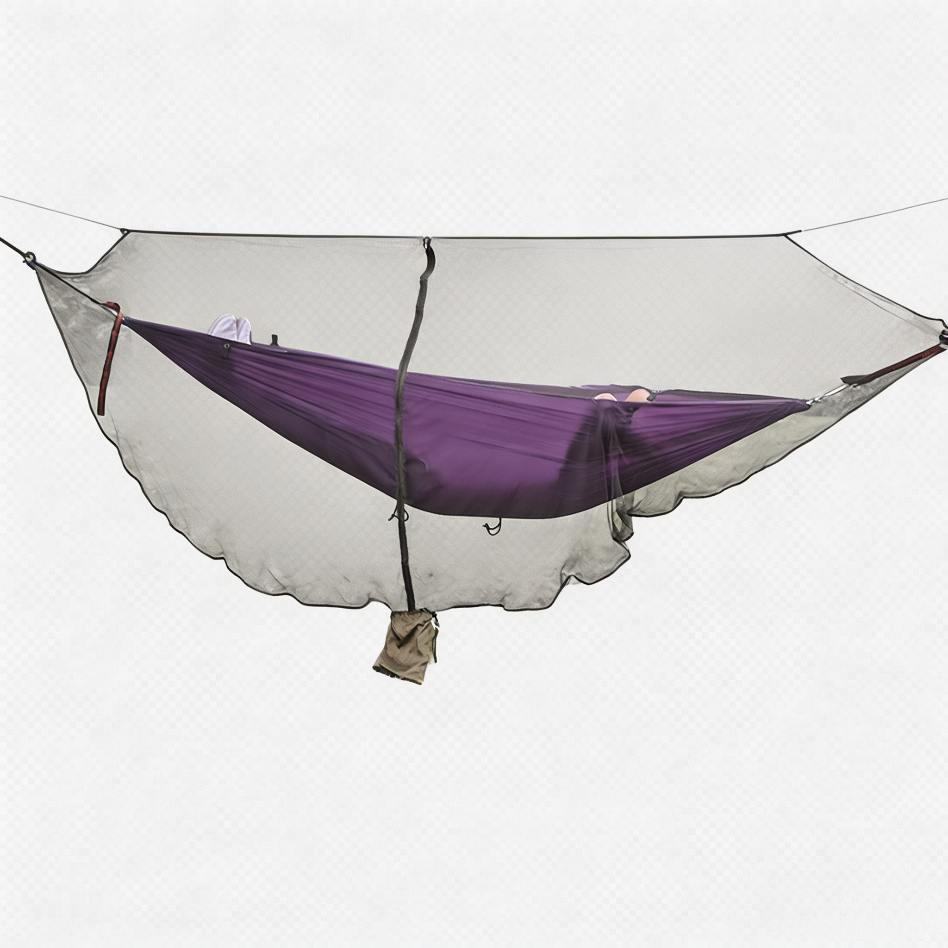 360‑Degree Anti‑Mosquito Net Hammock for Outdoor