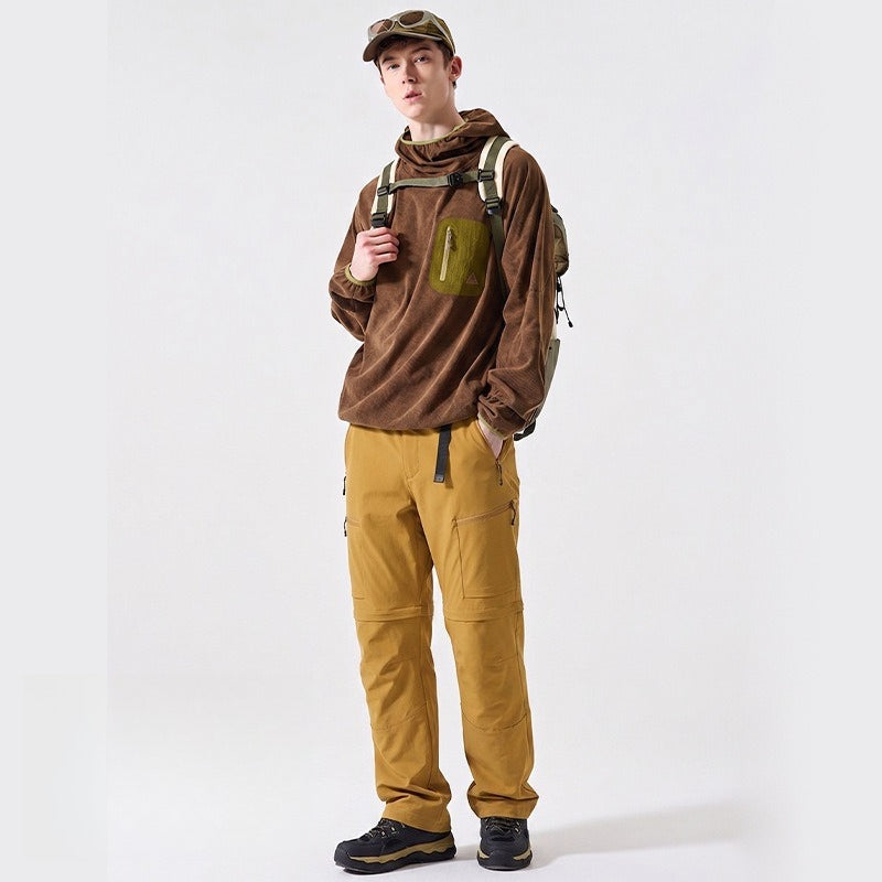 Wenhouu Men Zip Off Waterproof Breathable Cargo Hiking Trekking Pants