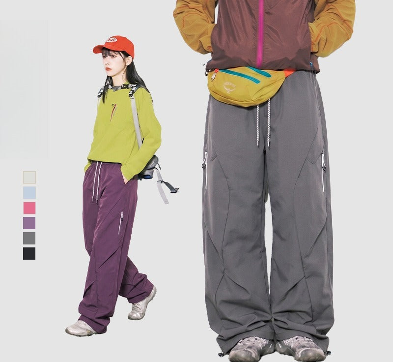 WENHOUU Detachable Fleece‑Lined Hiking Pants, Windproof Waterproof for Men Women