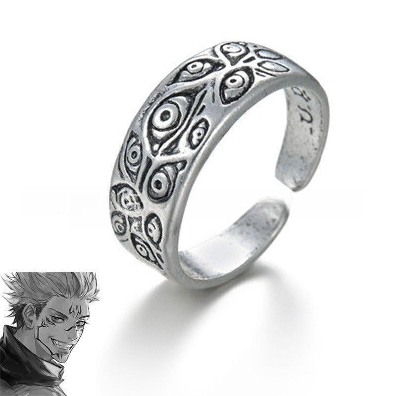 Jujutsu Kaisen Ryomen Sukuna Demon Eye Ring