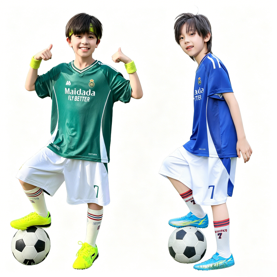 Cool Breathable Quick Dry Boys Soccer & Tennis Summer Outfit Set