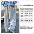 Kids Cool Feel Curved Pants Summer Straight Anti-Mosquito Pants