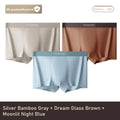 Men's Summer Thin Boxer Briefs - 2025 New Cool-Touch Ice Silk Plus Size