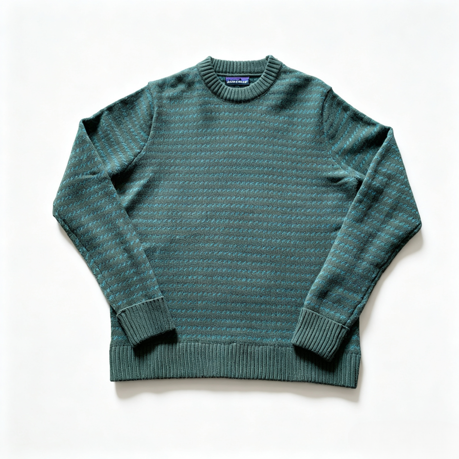 Patagonia Fair Island ecycled Wool Crew Neck Knitted Blend Sweater