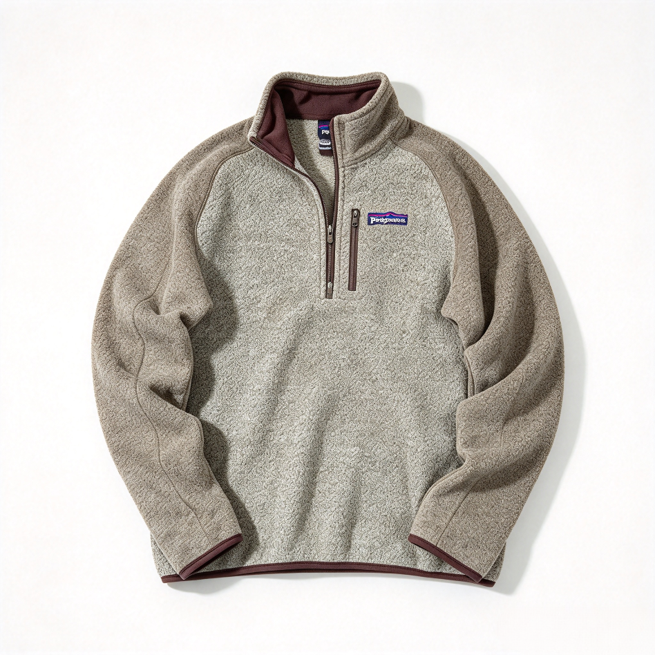 Patagonia Men's Better Sweater 1/4 Zip Fleece Pullover, Warm Knit Quarter-Zip Outdoor Sweater